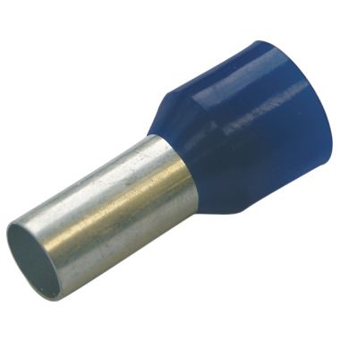 Гильза конечная изолированная (НШВИ) 2.5/8 цвет синий, упаковка 100 штук HAUPA 270810 ― HAUPA