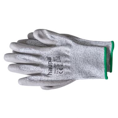 Перчатки с полиуретановым покрытием, 5 степень защиты от порезов, размер 10, серые HAUPA 120304/10 ― HAUPA