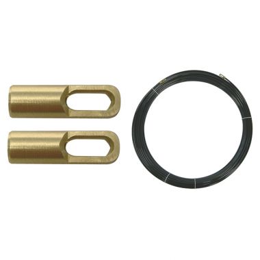 Пруток для протяжки кабеля нелоновый, 2 петли, 5 м на 4 мм HAUPA 150462 ― HAUPA