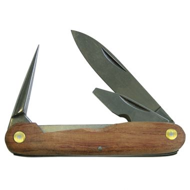 Нож для резки кабеля с деревянной рукояткой 3-компонентный HAUPA 200016 ― HAUPA
