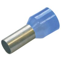 Гильза конечная изолированная (НШВИ), 0,25 6 цвет голубой (упак. 100 шт) HAUPA 270714
